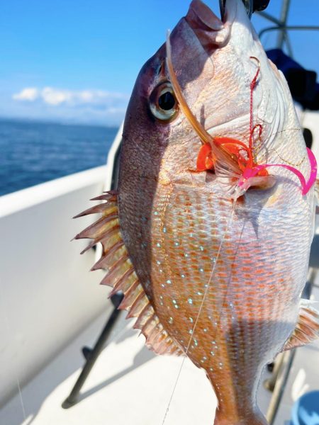 今日はタイラバ釣り